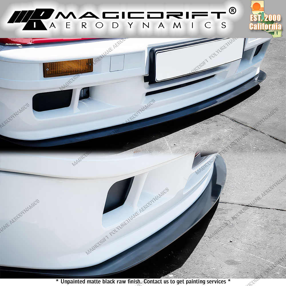 For 84-92 BMW E30 318i 320i 325i Mtech Style Front Bumper Lip Chin