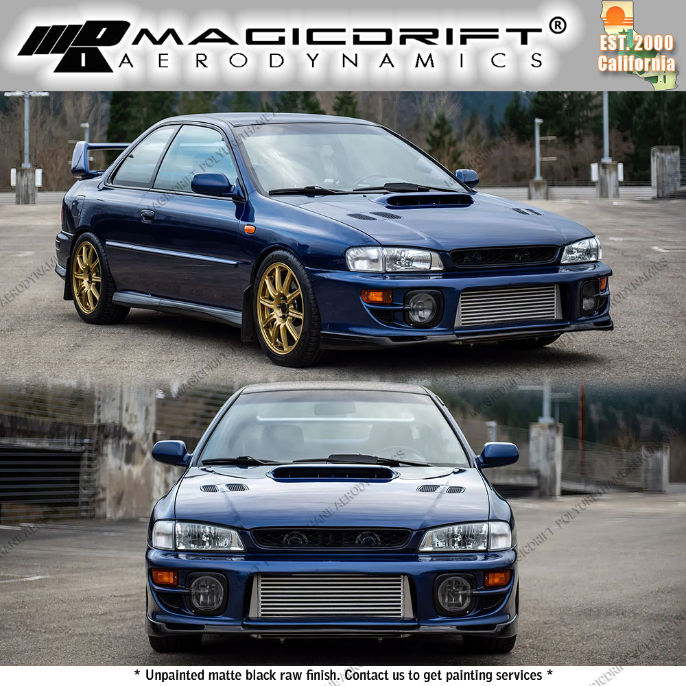 For 97-01 Subaru Impreza WRX STI GC8 Urethane Front Bumper Chin