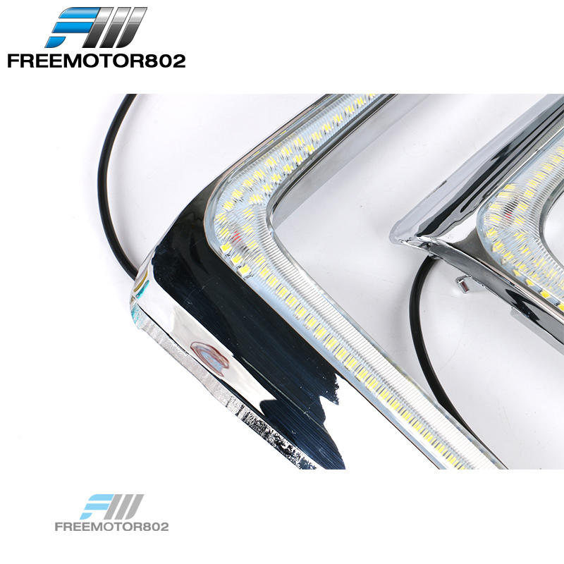 Fits 16-17 Subaru XV Crosstrek LED DRL White Daytime Running