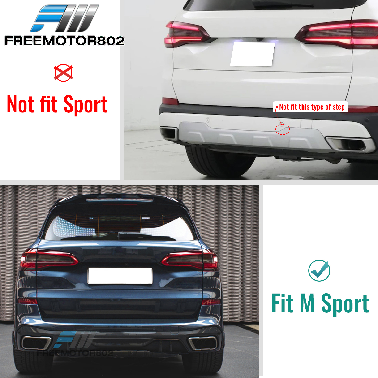 MPスタイルカーボンファイバー車リアバンパーディフューザーリップBMW 