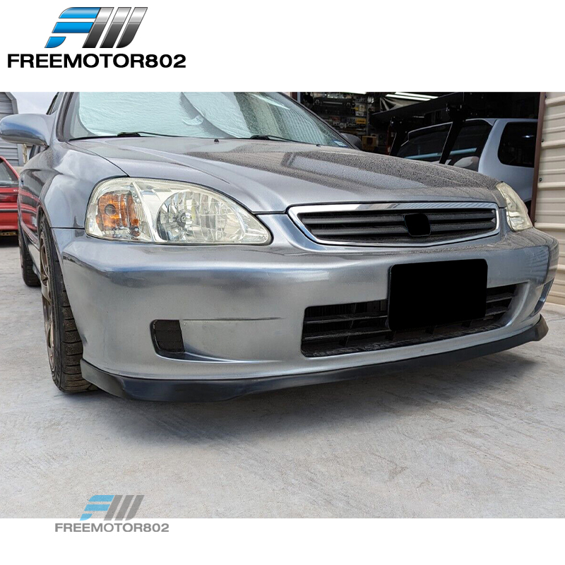 Fits 1999-2000 Honda Civic EK PU JDM SIR Style Front Bumper Lip