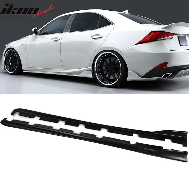 Fits 14-20 Lexus IS250 IS300 IS350 AR Style Side Skirts Matte