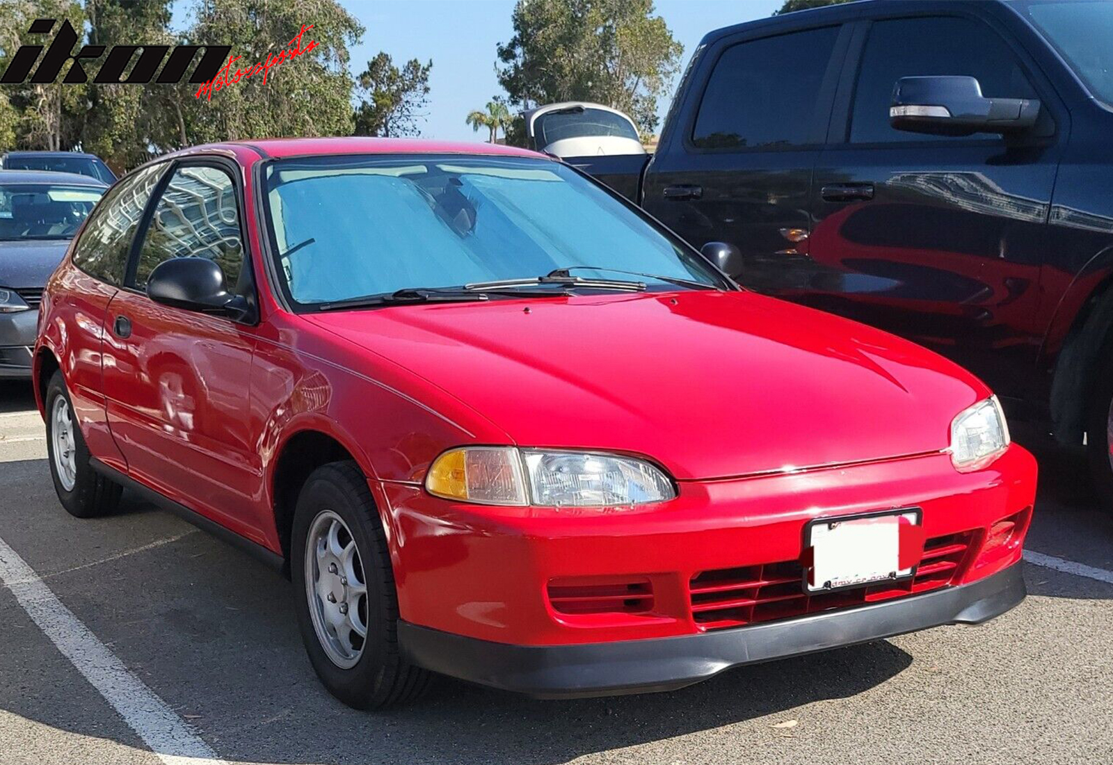 Fits 92-95 Honda Civic EG EJ Coupe TR Style Front Bumper Lip