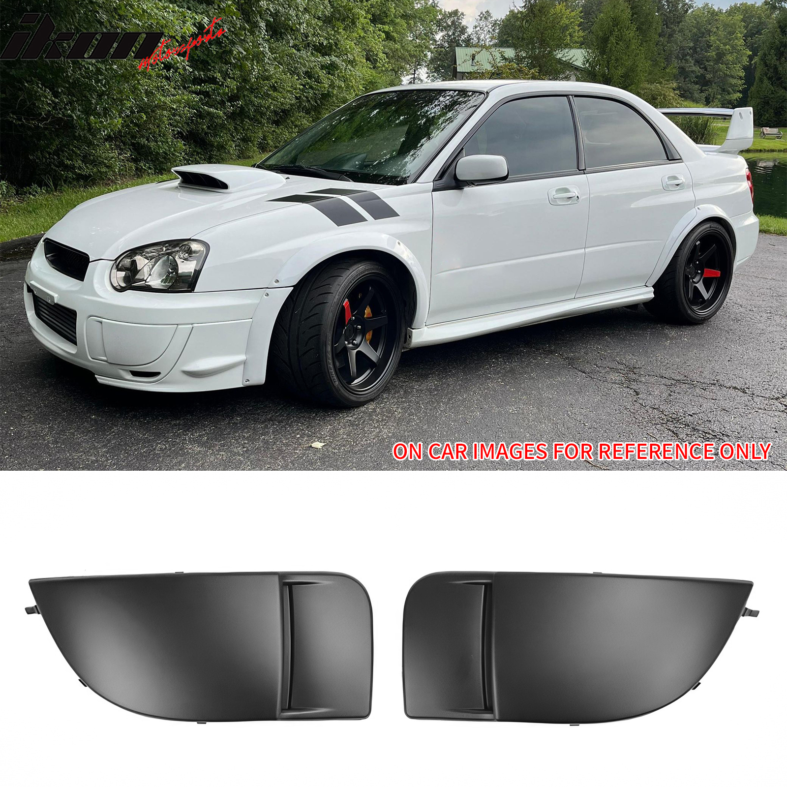 Fits 04-05 Subaru Impreza WRX Front Side Fog Light Cover Bezel PP